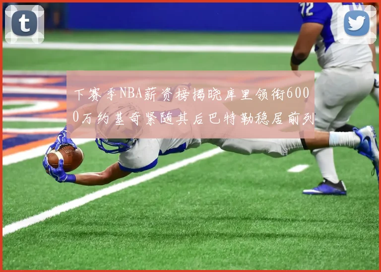 下赛季NBA薪资榜揭晓库里领衔6000万约基奇紧随其后巴特勒稳居前列